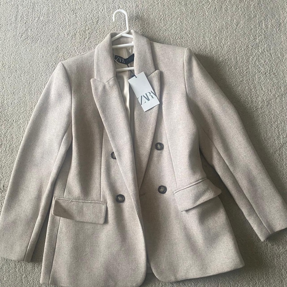 Zara beige blazer - XS